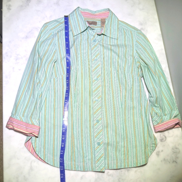 i.e. Relaxed Striped Shirt - Picture 3 of 5